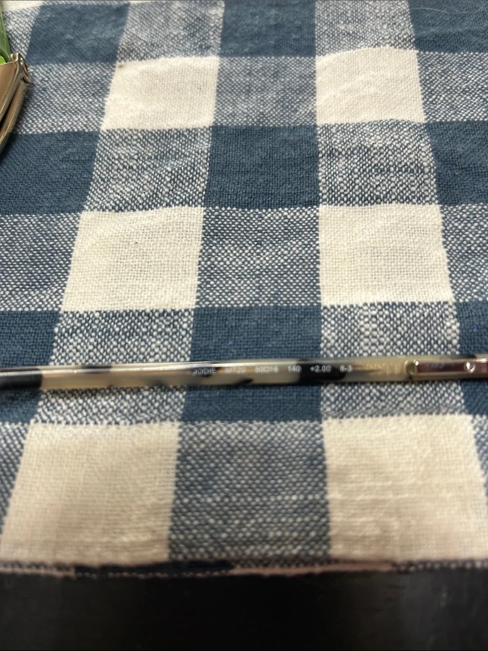 kate spade Tortoise Pattern Reading Glasses with Lime Green Case